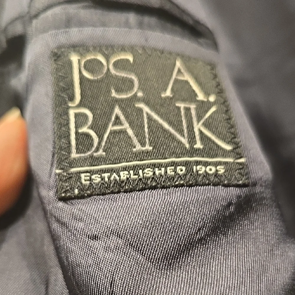 Jos. A. Bank Wool Dark Blue Men's Blazer